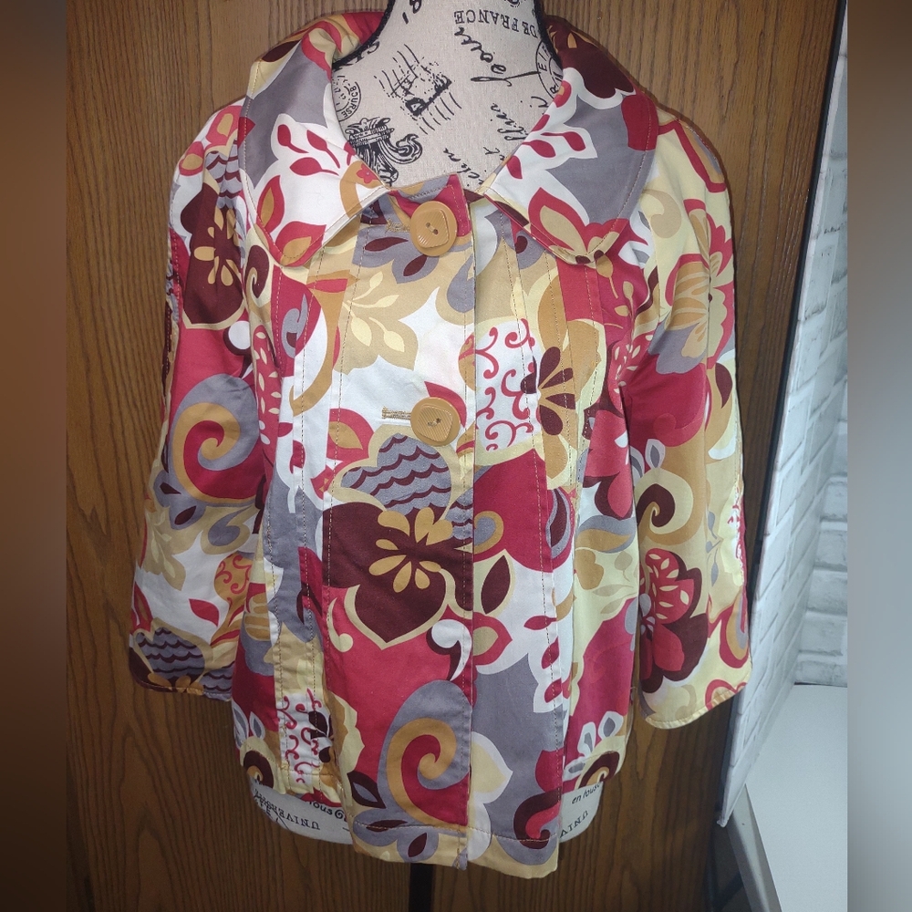 Floral Women's Jacket - Multicolor
